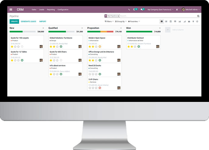 Odoo CRM